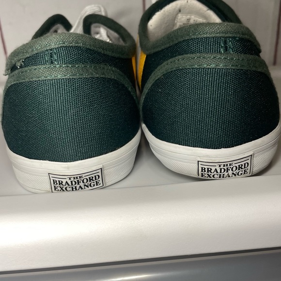 Green Bay Packers Shoes Bradford Exchange Womens Size 8 NFL Licensed Sneakers - Picture 11 of 12